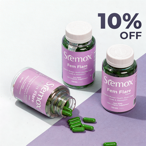 3x Stemox Fem Flare 700MG