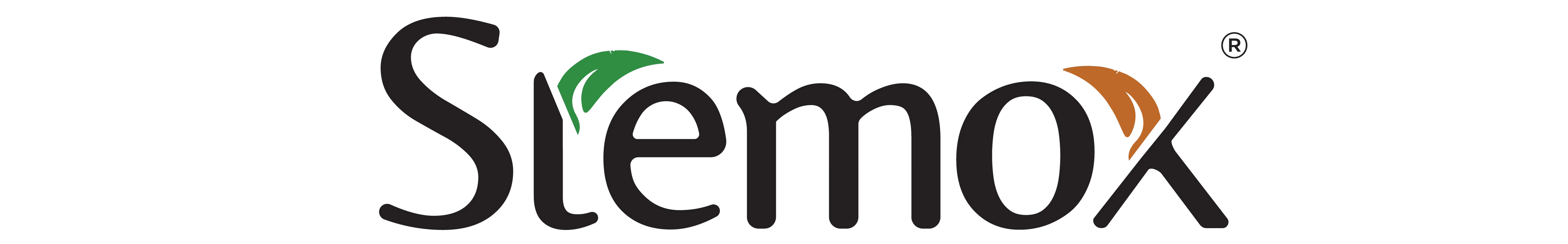 Stemox logo with the text 'Now Available In' indicating product availability.